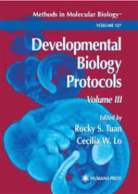 Developmental Biology Protocols Volume III