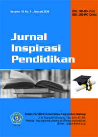 Jurnal Inspirasi Pendidikan Volume 13 Nomor 2, Agustus 2023