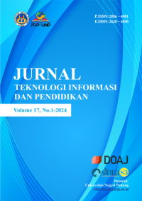 Jurnal Teknologi Informasi dan Pendidikan Volume 17 No 1 Tahun 2024