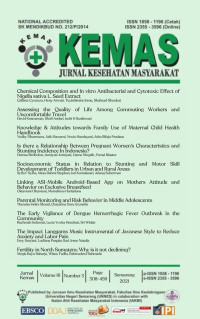 KEMAS: Jurnal Kesehatan Masyarakat Vol 16 No 3, 2021