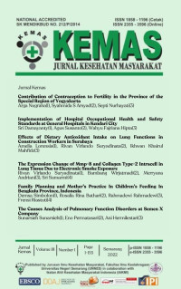 KEMAS: Jurnal Kesehatan Masyarakat Vol 18 No 1, 2022