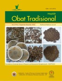 Majalah Obat Tradisional Vol. 27 No. 3, 2022