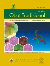 Majalah Obat Tradisional Vol. 28 No. 3, 2023