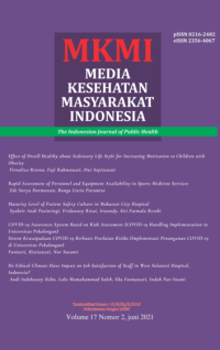 Media Kesehatan Masyarakat Indonesia Volume 17 Issue 2 2021