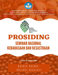 Prosiding Seminar Nasional Kebahasaan dan Kesastraan