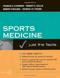 Sport Medicine: Just the Facts