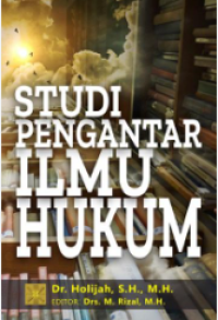 Studi Pengantar Ilmu Hukum