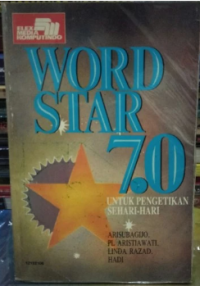 Wordstar 7.0 Untuk Pengetikan Sehari-Hari
